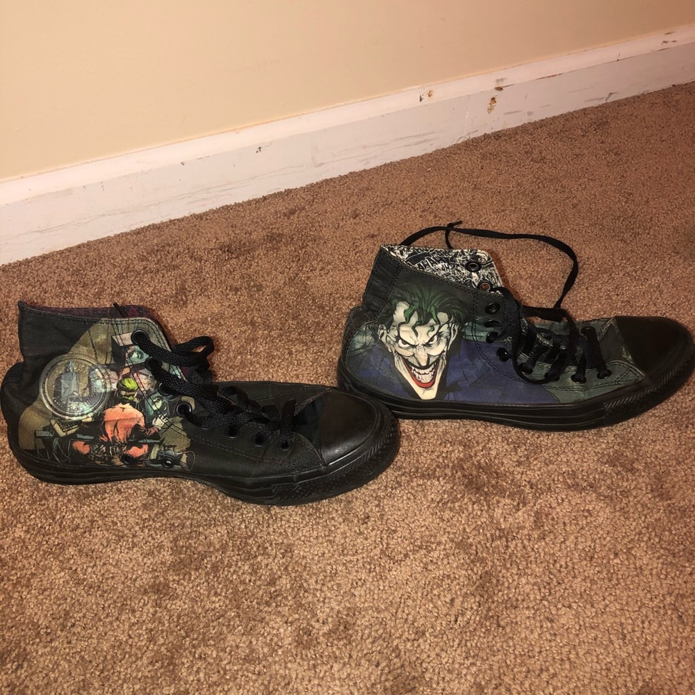 DC Comic Joker Converse High Top Shoes